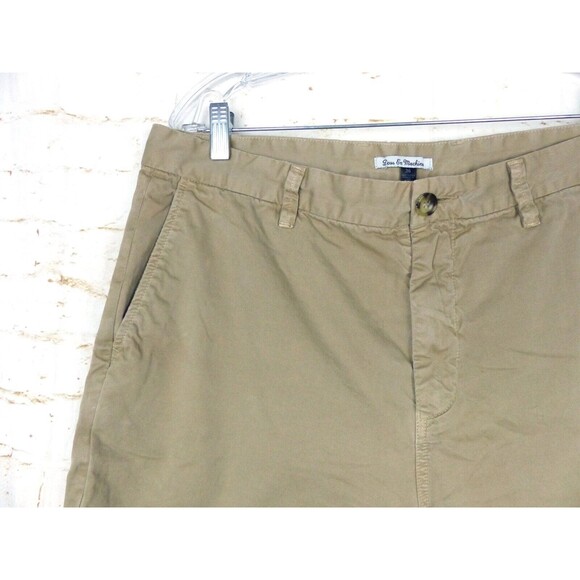 Deus Ex Machina Chino Shorts Mens 36X9 Khaki Tan Cotton DMS23324 Preppy Golf - Picture 4 of 14